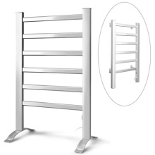 Towel Drying Rack with 6 Bars Aluminum Frame